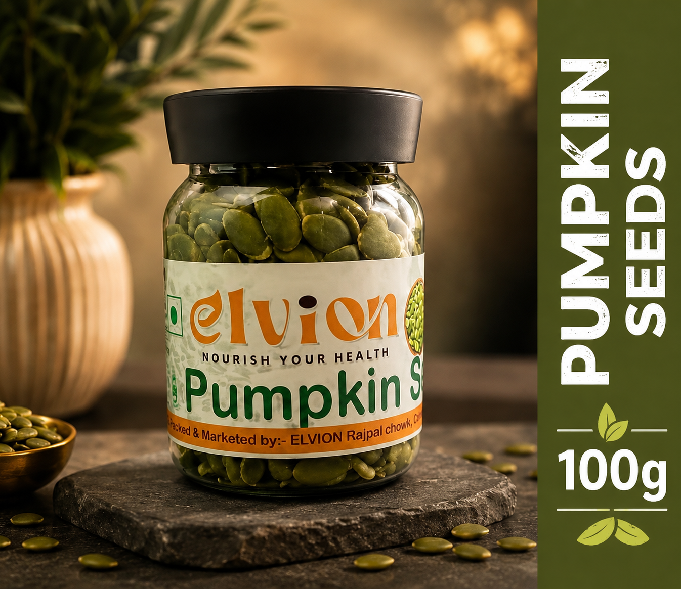 ELVION Raw Pumpkin Seeds 100g